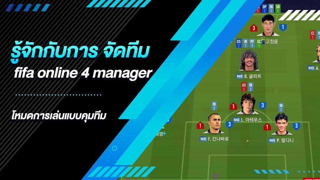จัดทีม fifa online 4 manager