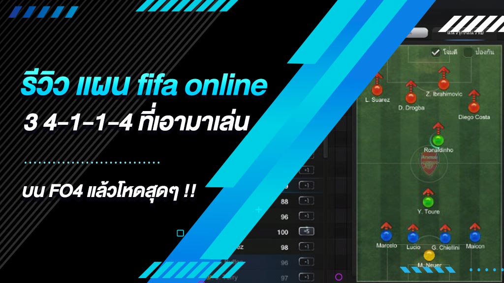แผน fifa online 3 4-1-1-4